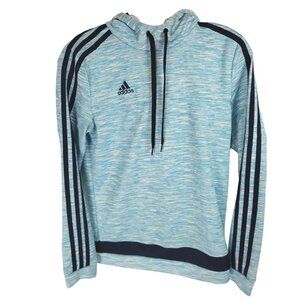 Adidas Climalite Womens Blue‎ Hooded Sweatshirt S/P Lightweight Pullover